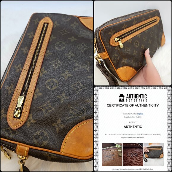 Louis Vuitton  Mono Marly Dragonne GM clutch bag - Picture 3 of 17